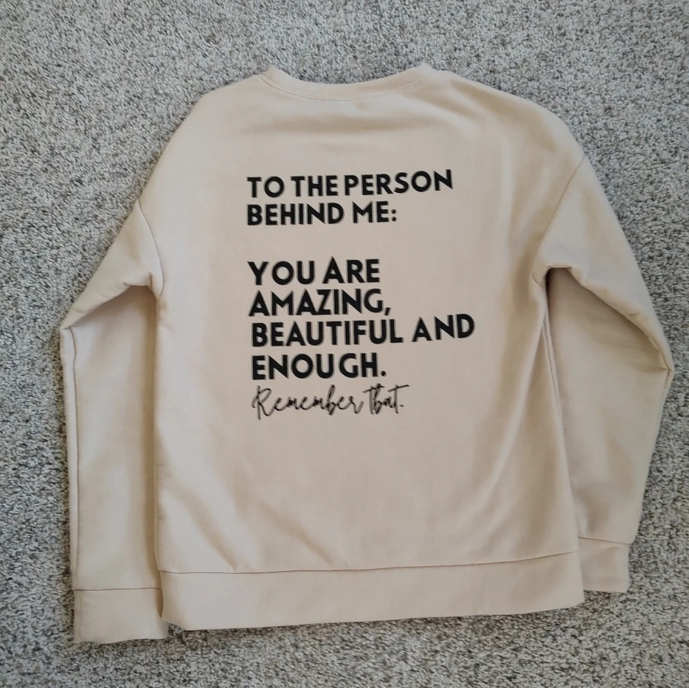 Graphic thermal lined sweatshirt S - Picture 3 of 4